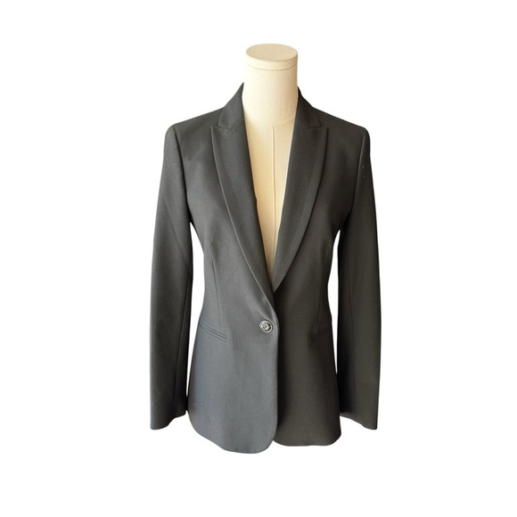 J. Crew - Ruby Classic Preppy Black Blazer Sz 0 - Picture 2 of 8